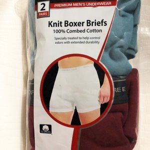 Boxer briefs 2 pair mens new waist 50" Roundtree& Yorke combed cotton rubbed